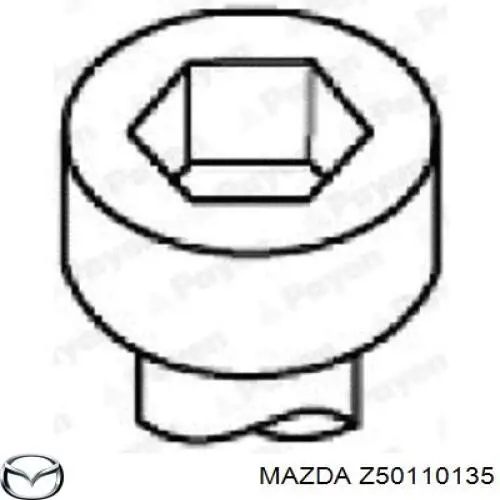 Śruba głowicy cylindrów Mazda ZL0110135 cena, od 7,47 USD