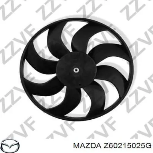 Dyfuzor chłodnicy, w komplecie z silnikiem i wirnikiem Mazda Z60215025G cena, od 61,29 USD
