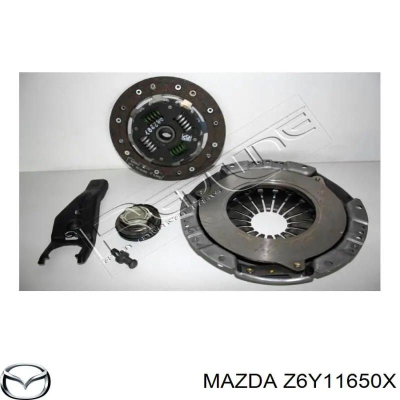 Zestaw sprzęgła (3 części) Z6Y11650X Mazda