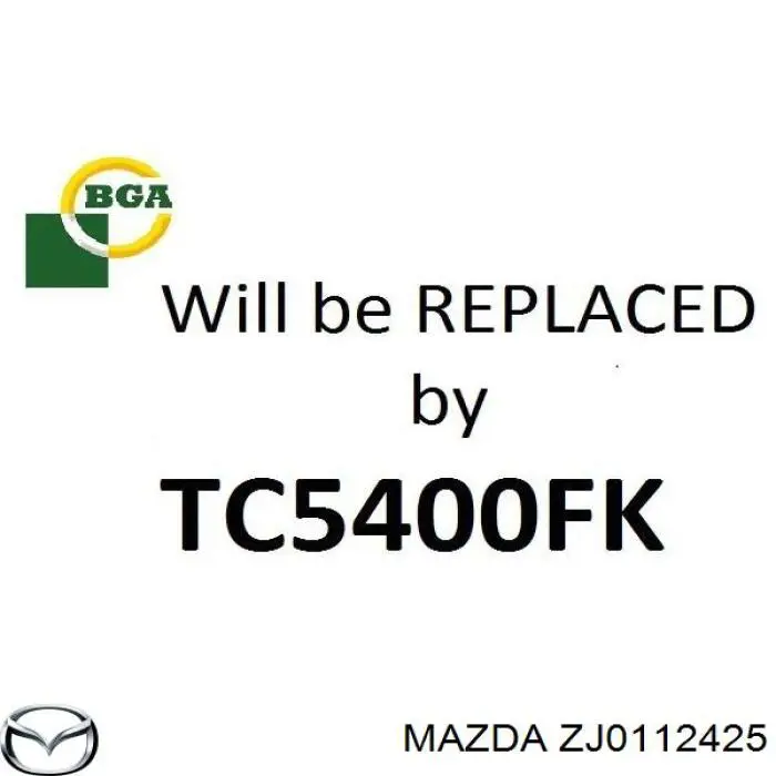ZJ0112425 Mazda Koło zębatewalcowe wałka rozrządu silnika