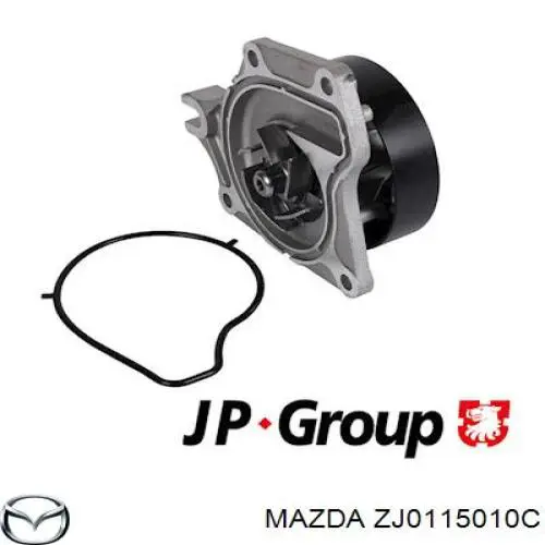 Pompa chłodząca wodna Mazda ZJ0115010C cena, od 59,43 USD