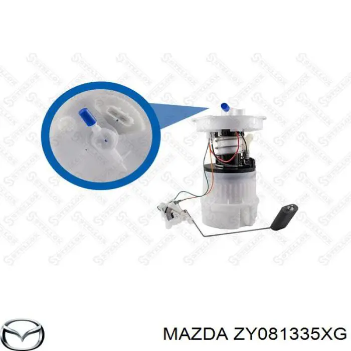Moduł pompy paliwowej z czujnikiem poziomu paliwa Mazda ZY081335XG cena, od 102,88 USD