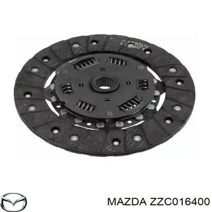 Do koszyka ZZC016400 Mazda Tarcza sprzęgła