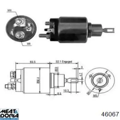 Elektromagnes rozrusznika Land Rover STC1245 cena, od 47,64 USD