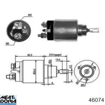 46074 Meat&Doria Elektromagnes rozrusznika