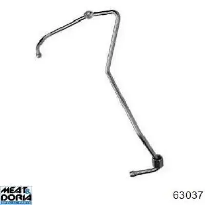 Do koszyka 92154 Metalcaucho Rurka (przewód) dopływu oleju do turbiny