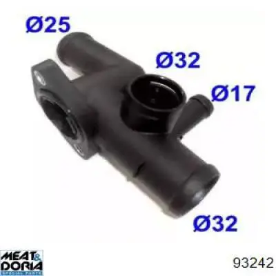 Do koszyka 06A121133AH VAG Kołnierz układu chłodzenia (trójnik)