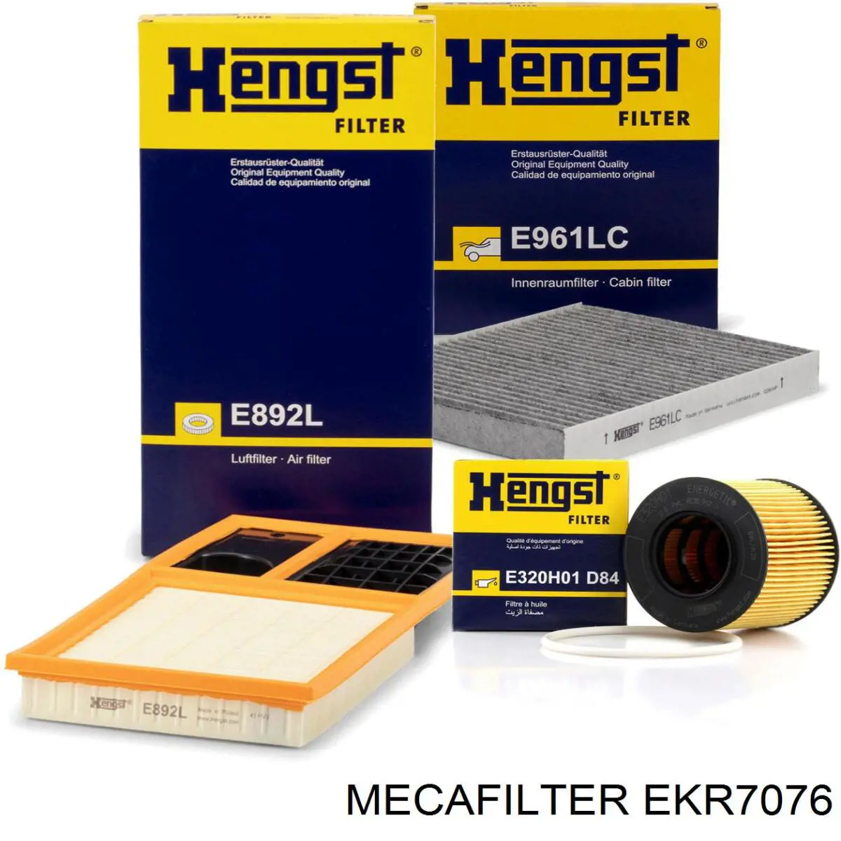 Filtr kabiny EKR7076 Mecafilter