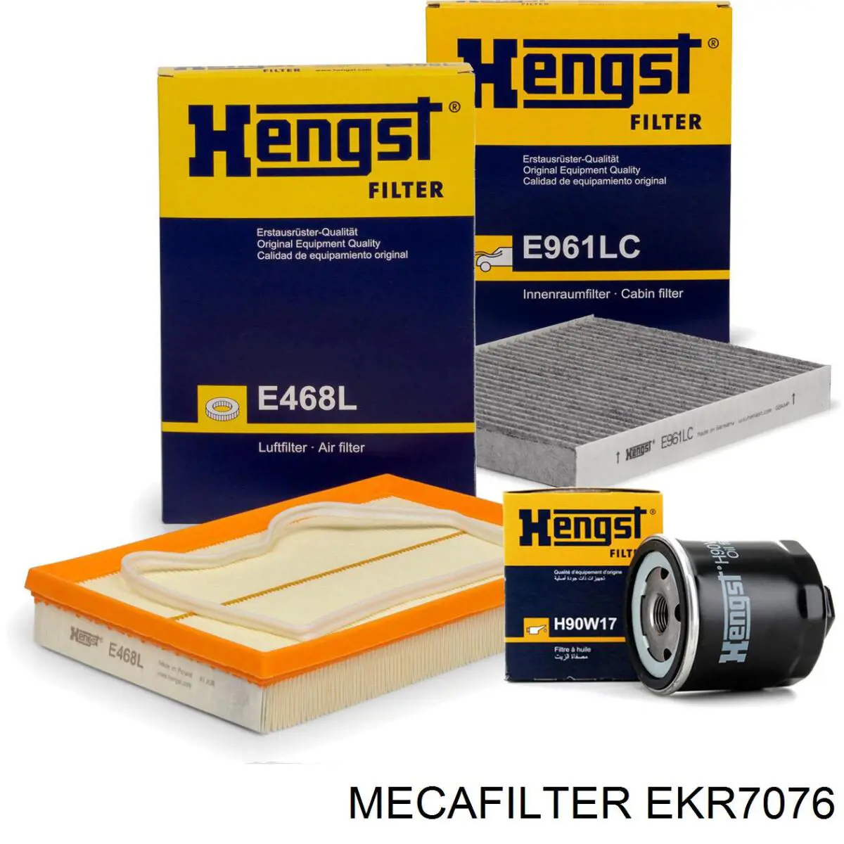 Filtr kabiny Mecafilter EKR7076 cena, od 9,38 USD