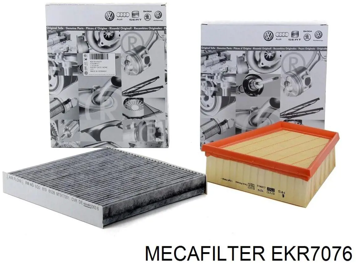 Do koszyka EKR7076 Mecafilter Filtr kabiny