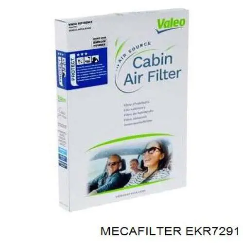 Do koszyka EKR7291 Mecafilter Filtr kabiny