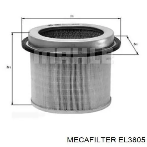Filtr powietrza EL3805 Mecafilter