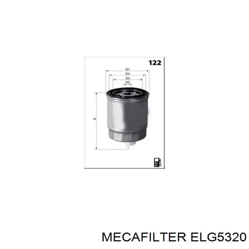 Filtr paliwa Mecafilter ELG5320 cena, od 21,74 USD