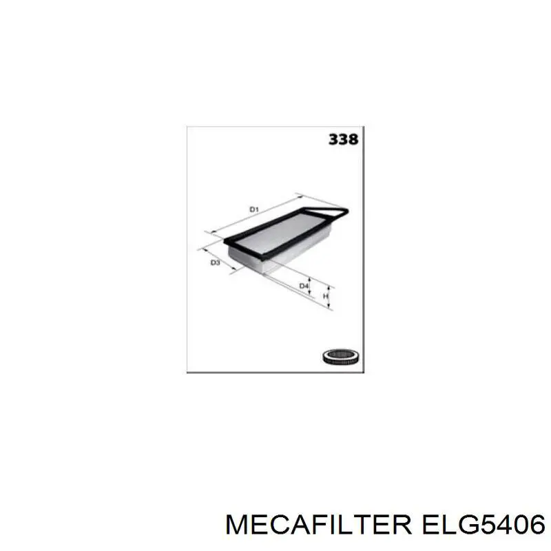 Filtr paliwa ELG5406 Mecafilter
