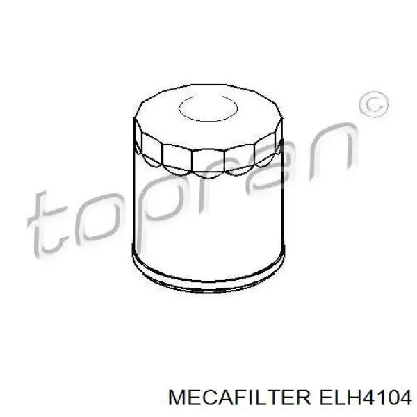 Do koszyka ELH4104 Mecafilter Filtr oleju
