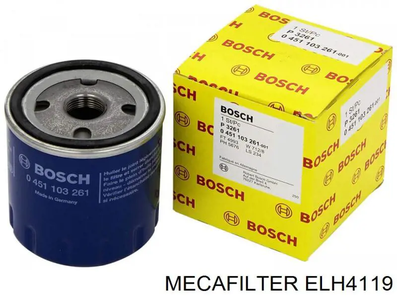 Filtr oleju Mecafilter ELH4119 cena, od 7,35 USD