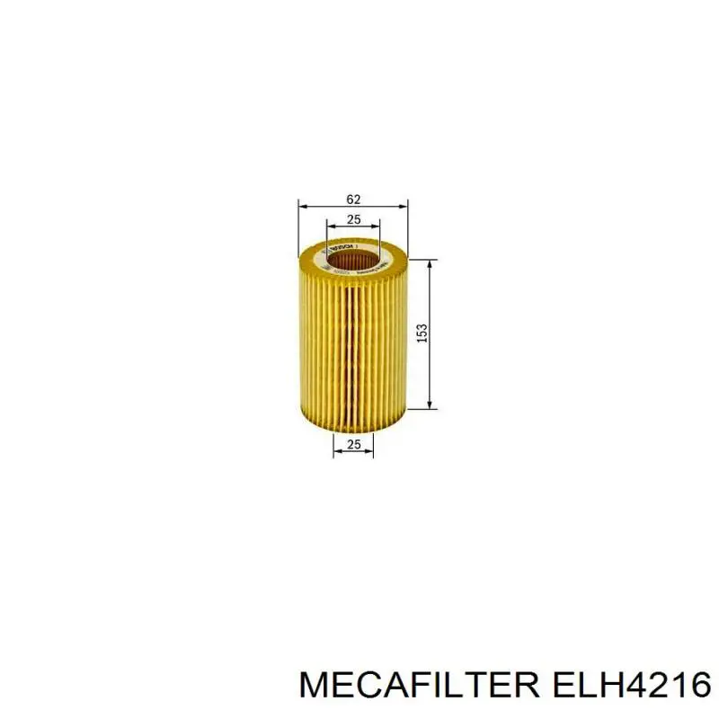 Do koszyka ELH4216 Mecafilter Filtr oleju