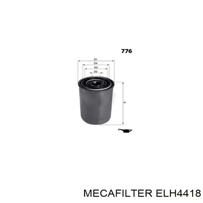 Do koszyka ELH4418 Mecafilter Filtr oleju