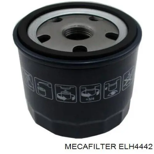 Filtr oleju ELH4442 Mecafilter