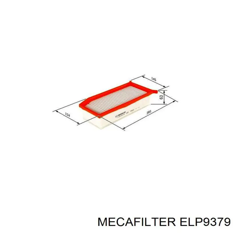 Filtr powietrza ELP9379 Mecafilter
