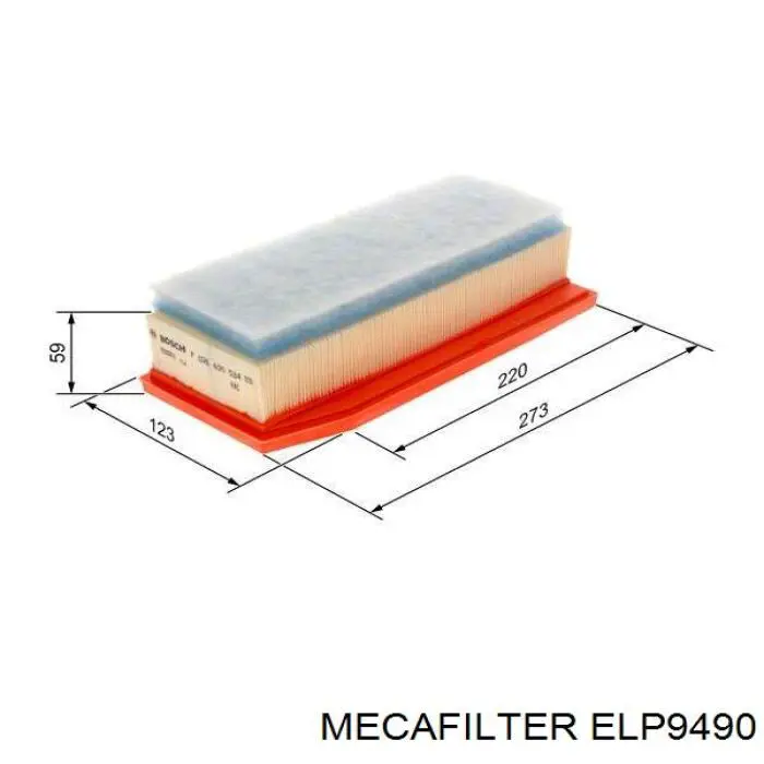 ELP9490 Mecafilter Filtr powietrza