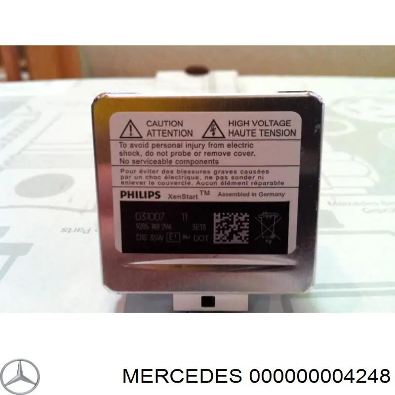 Żarówka ksenonowa Mercedes 000000004248 cena, od 22,34 USD