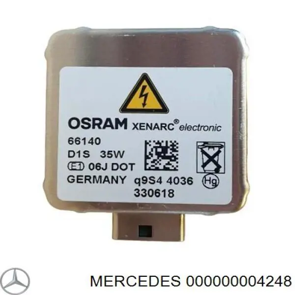 Do koszyka 000000004248 Mercedes Żarówka ksenonowa