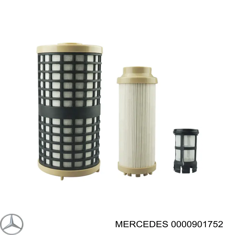 Zestaw filtrów na silnik A0000901752 Mercedes