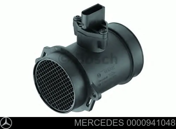 0000941048 Mercedes Czujnik przepływu powietrza, przepływomierz powietrza M.A.F.