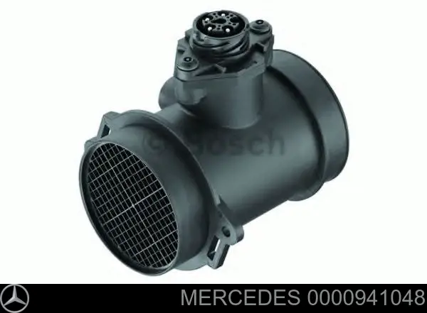 Do koszyka 0000941048 Mercedes Czujnik przepływu powietrza, przepływomierz powietrza M.A.F.