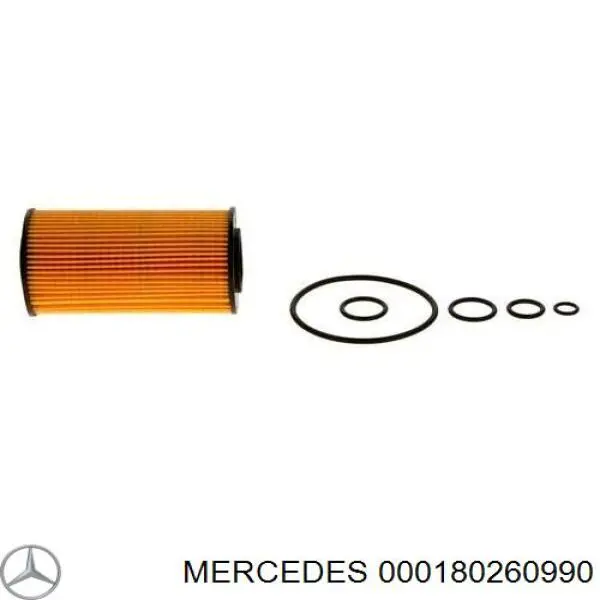 Filtr oleju 000180260990 Mercedes