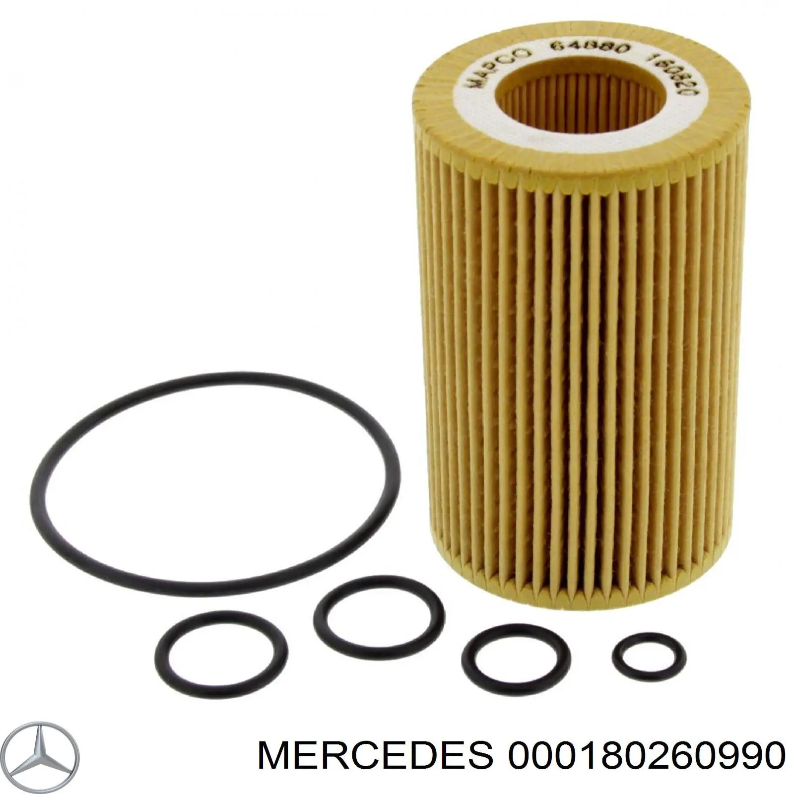 Filtr oleju 000180260990 Mercedes