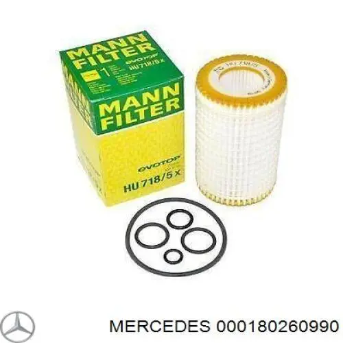 000180260990 Mercedes Filtr oleju