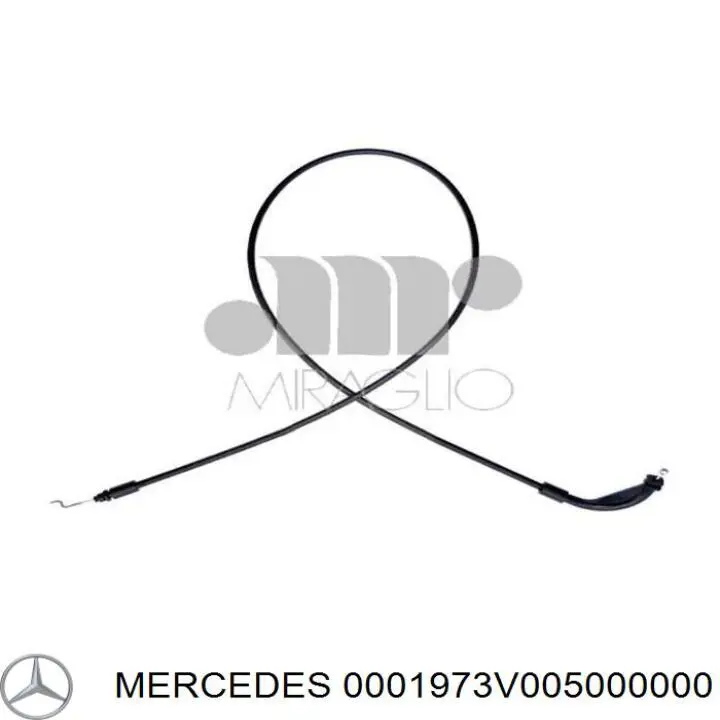 0001973V005000000 Mercedes Linka (cięgno) otwierania zamka drzwi przednich