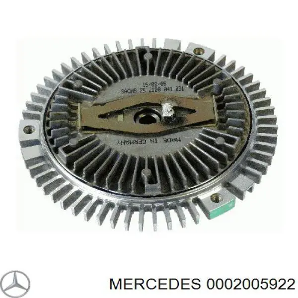 Do koszyka 0002005922 Mercedes Sprzęgło wiskotyczne wentylatora chłodzenia