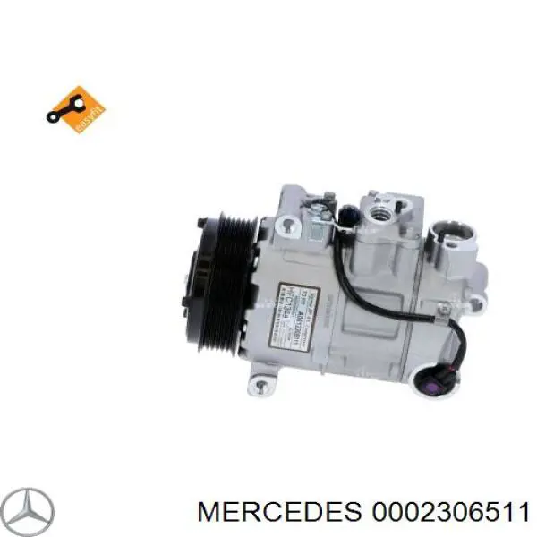 Sprężarka klimatyzacji Mercedes 0002306511 cena, od 167,14 USD
