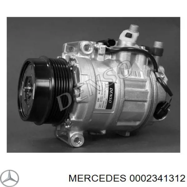0002341312 Mercedes Koło pasowe sprężarki klimatyzacji