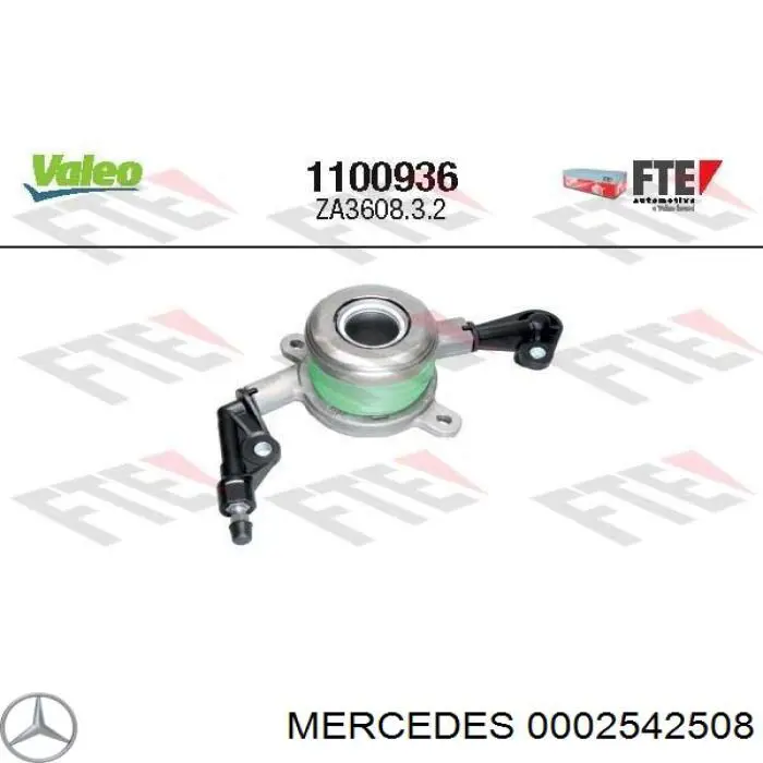 Cylinder roboczy sprzęgła (wysprzęglik) w komplecie z łożyskiem wyciskowym Mercedes 0002542508 cena, od 61,76 USD