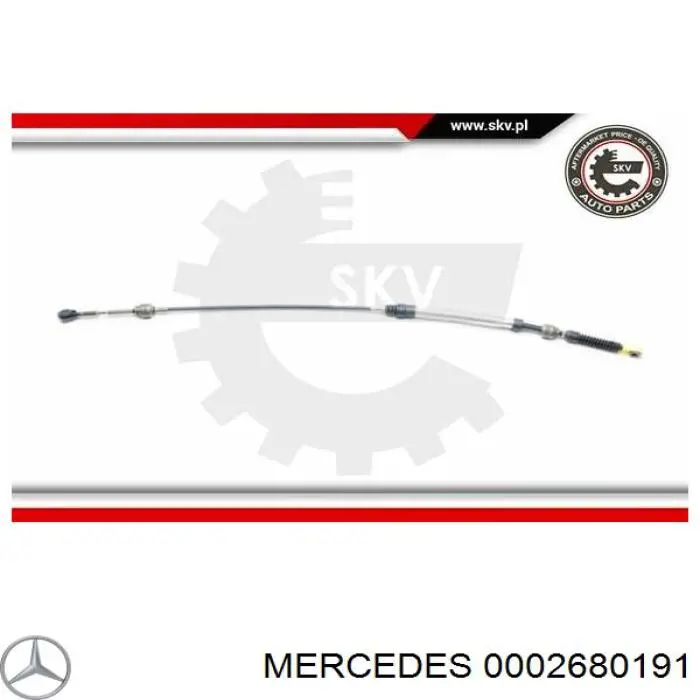 0002680191 Mercedes Linka zmiany biegów
