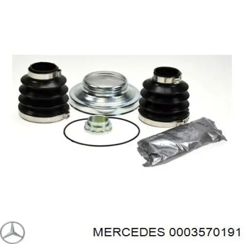 0003570191 Mercedes Osłona przegubu homokinetycznego półosi tylnej wewnętrzna