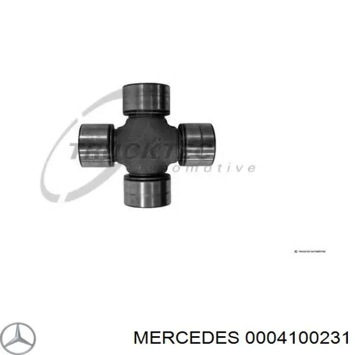 Krzyżak wału Cardana tylnego 0004100231 Mercedes