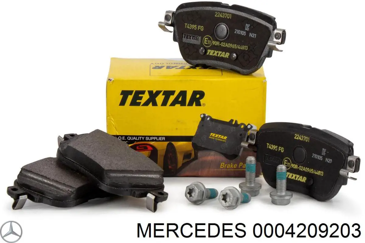 Okładziny (klocki) do hamulców tarczowych tylne Mercedes 0004209203 cena, od 44,66 USD