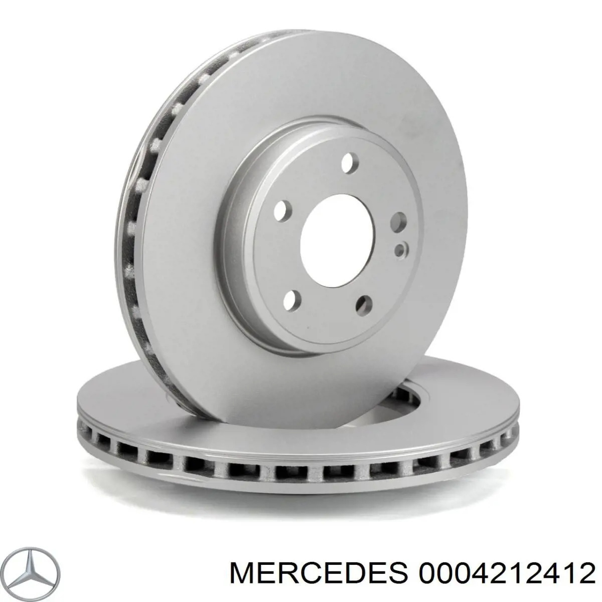 Do koszyka 0004212412 Mercedes Tarcza hamulcowa przednia