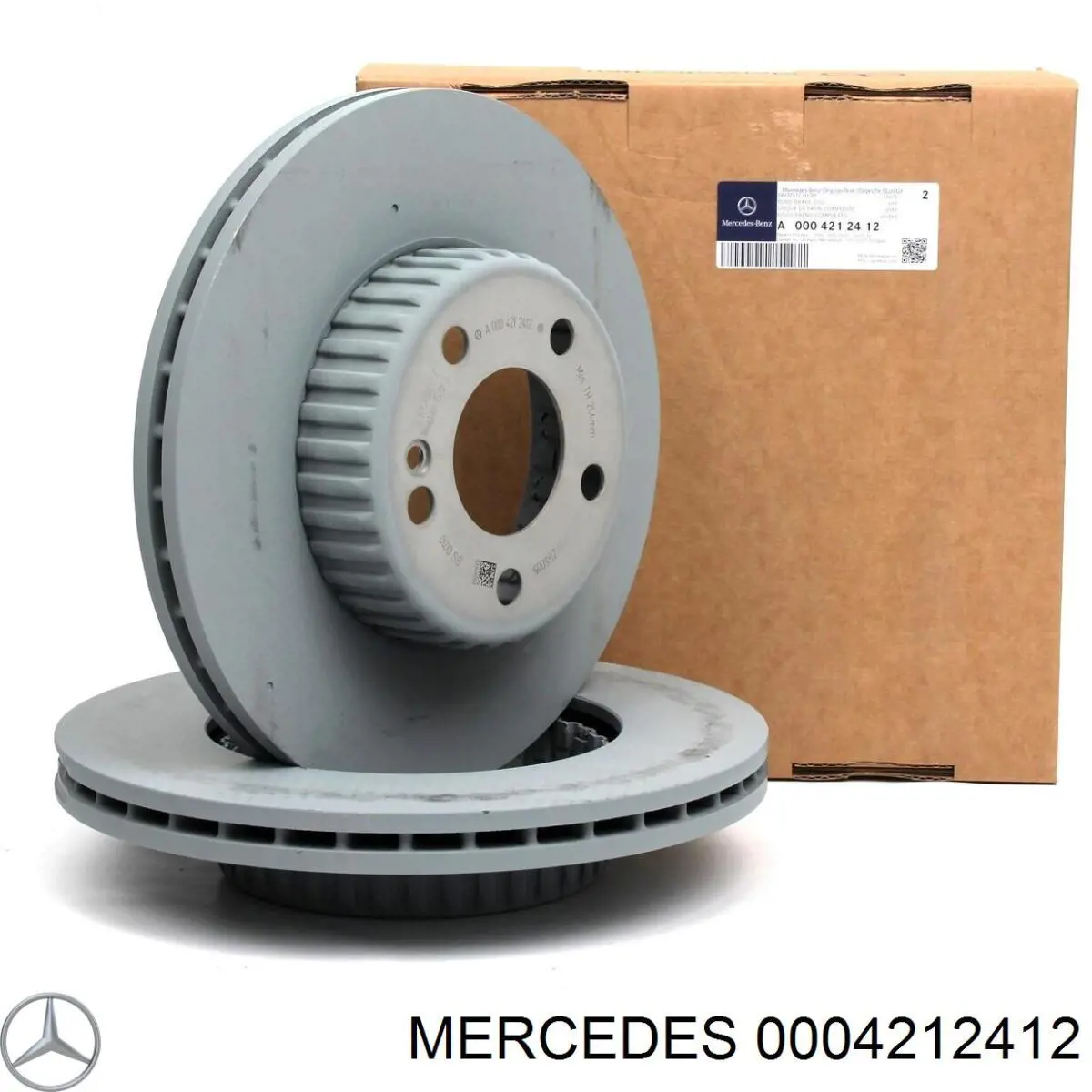 0004212412 Mercedes Tarcza hamulcowa przednia