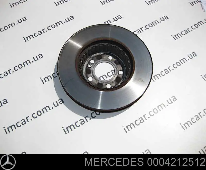 0004212512 Mercedes tarcza hamulcowa przednia