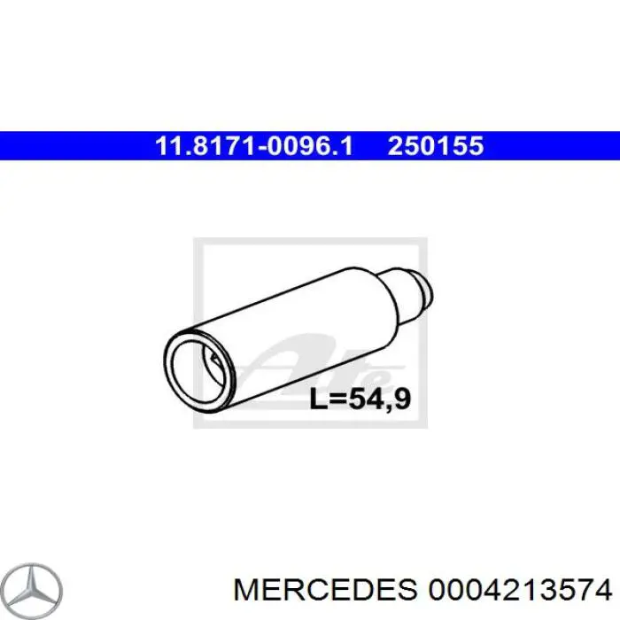 0004213574 Mercedes Prowadnica zacisku przedniego