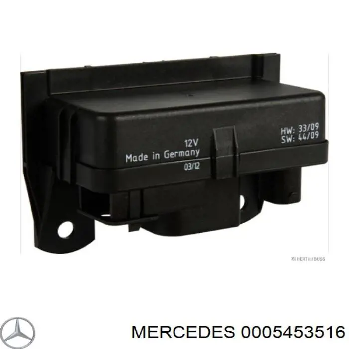 Przekaźnik świec żarowych Mercedes 0005453516 cena, od 68,37 USD
