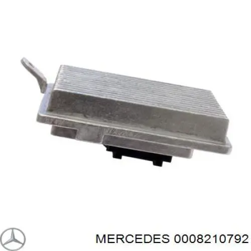 Rezystor (opornik) wentylatora nagrzewnicy (ogrzewana wnętrza) tylny Mercedes 0008210792 cena, od 74,64 USD