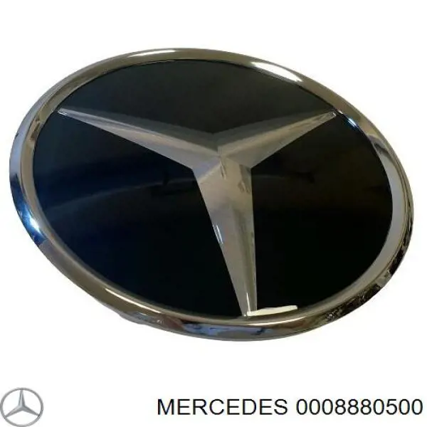 Emblemat na atrapę chłodnicy Mercedes 0008880500 cena, od 310,30 USD