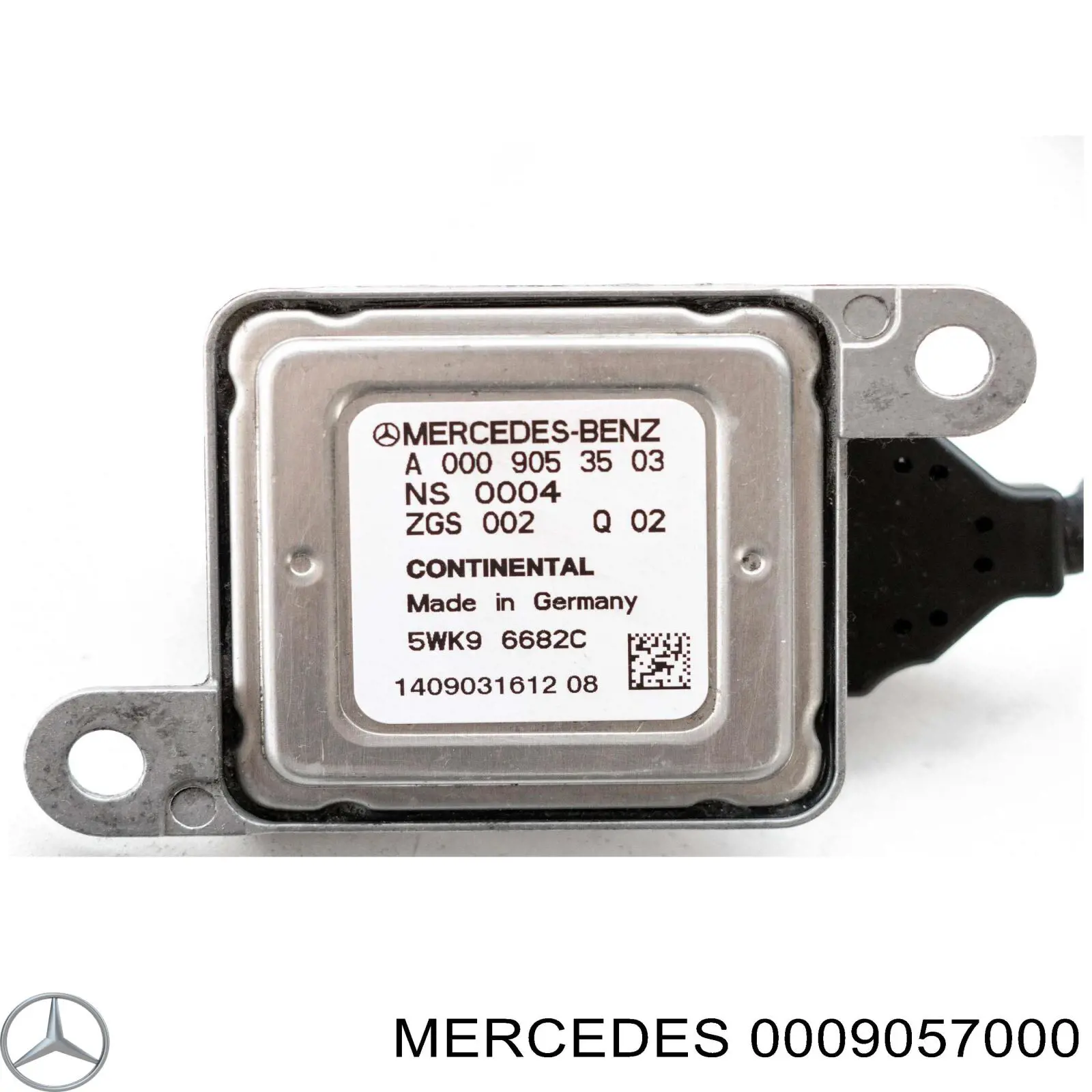 Do koszyka 000905350364 Mercedes Czujnik tlenków azotu NOX tylny